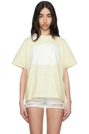 Maison Margiela Yellow Heavy Cotton Jersey T-shirt