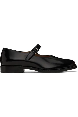 Maison Margiela Black Tabi Mary Jane Loafers
