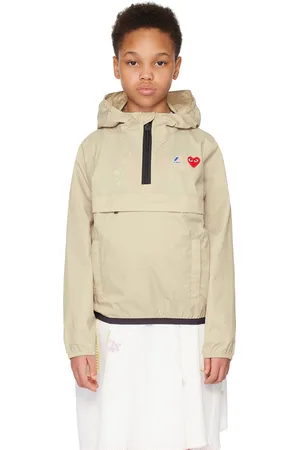 Comme des Garçons Kids Beige K-Way Edition Jacket