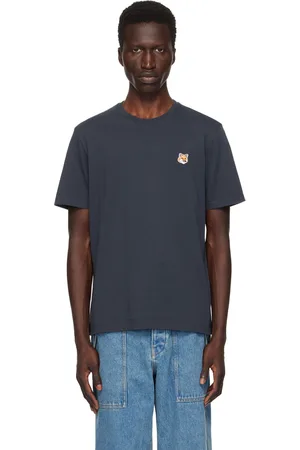 Maison Kitsuné Navy Fox Head T-Shirt