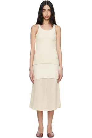 WALES BONNER Off-White Serenity Maxi Dress