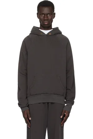 Les Tien Black Classic Raglan Hoodie