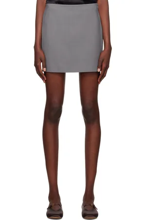 Nanushka Gray Briel Miniskirt