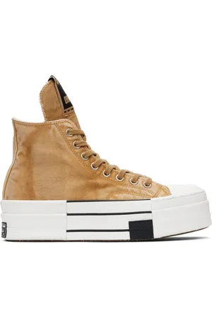Rick Owens Orange Converse Edition DBL Drkstar Sneakers