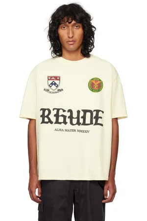 Rhude White Runway Script T-shirt