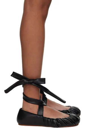 Yume Yume Black Padded Ballerina Flats