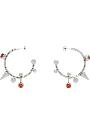 Justine Clenquet Silver Sade Earrings