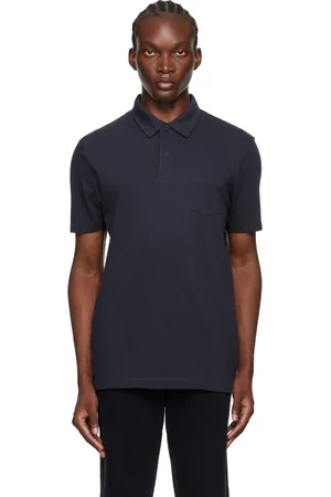 Sunspel Navy Riviera Polo