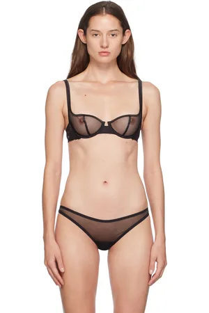 Yasmine Eslami Black Annabelle Bra
