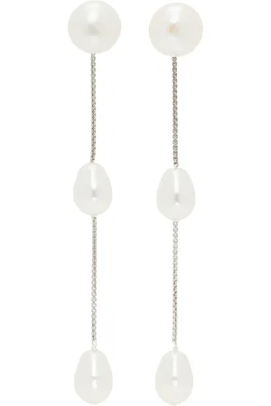 Sophie Buhai Silver Small Pearl Drop Earrings