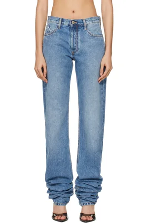 The Attico Blue Long Jeans