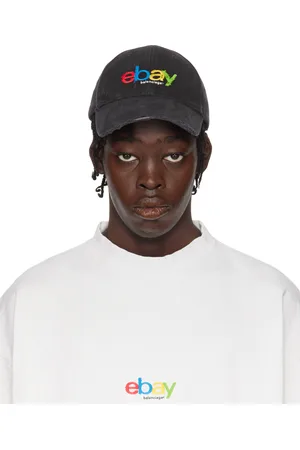 Balenciaga Black eBay Edition Cotton Cap