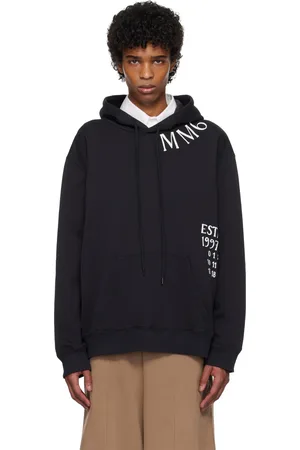 Maison Margiela Black Printed Hoodie