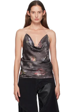 Y / PROJECT Gray Invisible Strap Tank Top