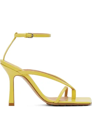 Bottega Veneta Yellow Stretch Sandals