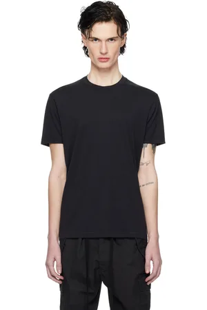 Tom Ford Black Lyocell Cotton Crew T-shirt