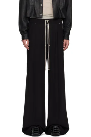 Rick Owens Black Porterville Wide Bela Trousers