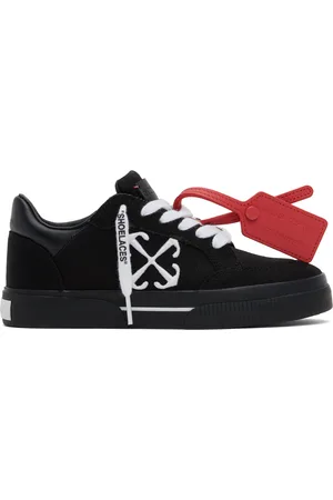 OFF-WHITE Black New Low Vulcanized Canvas Sneakers