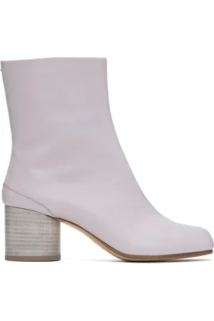 Maison Margiela Purple Tabi Ankle Boots