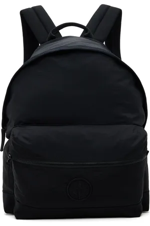 Stone Island Black Nylon Metal Backpack