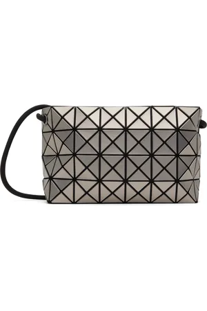 Issey Miyake Silver Loop Metallic Shoulder Bag