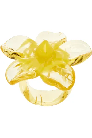 Levens Jewels Yellow Hibiscus Ring