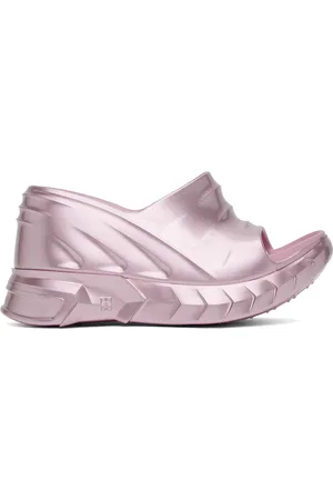Givenchy Pink Marshmallow Wedge Sandals