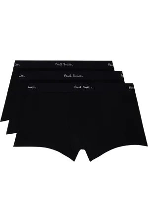 Paul Smith Three-Pack Black Logo Boxer Briefs