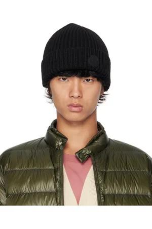 Moncler Black Wool Beanie