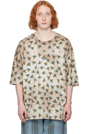 Vivienne Westwood Beige Overdye Orb Rescue T-shirt
