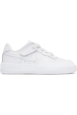 Nike Little Kids White Force 1 Low EasyOn Sneakers