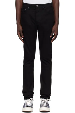 KSUBI Black Chitch Laid Black Jeans