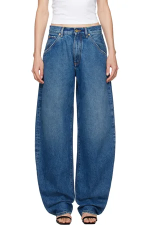 DARKPARK Indigo Khris Barrel Leg Jeans