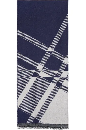 Vivienne Westwood Navy & Gray Bruce Scarf