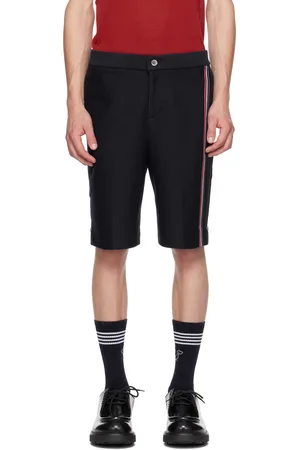 Thom Browne Navy Striped Shorts