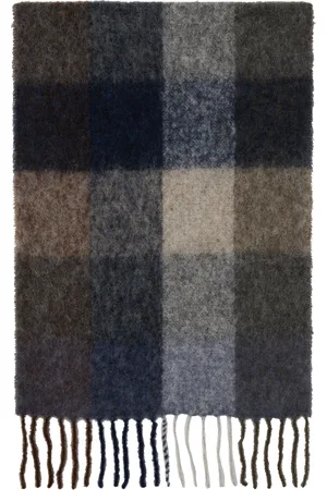 Holzweiler Blue & Brown Fresia Scarf