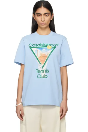 Casablanca Blue Metaphysical Tennis Icon T-shirt