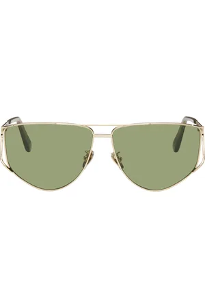 Retrosuperfuture Gold Premio Sunglasses