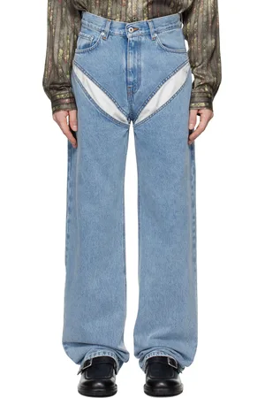 Y / PROJECT Blue Cut Out Jeans