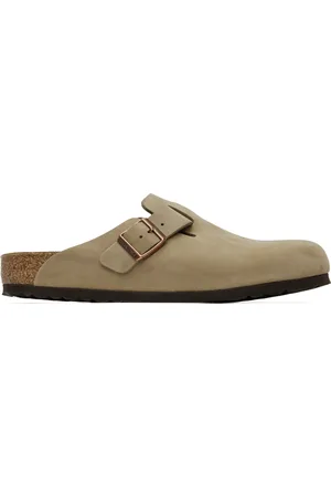 Birkenstock Beige Regular Boston Loafers