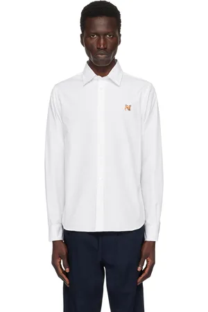 Maison Kitsuné White Fox Head Shirt