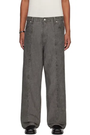 OUR LEGACY Gray Fatigue Cut Jeans