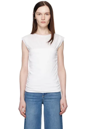 RAG&BONE White Mica Banded top