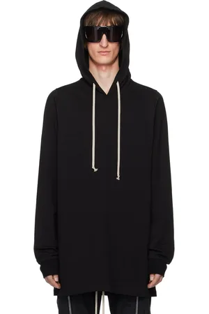 Rick Owens Black Heavyweight Hoodie