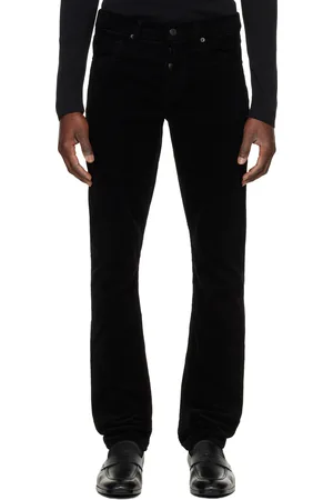 Tom Ford Black 12 Waves Cord Slim Fit Jeans