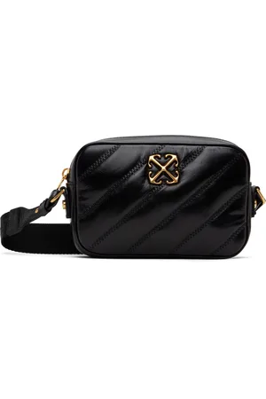 OFF-WHITE Black Quilted Camera Bag