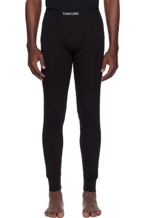 Tom Ford Black Jacquard Long Underwear