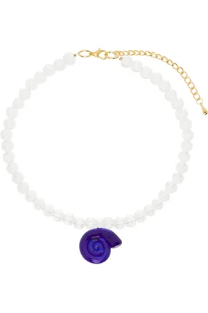 Levens Jewels Transparent & Blue Caracola Necklace