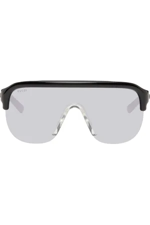 Gucci Black Shield Sunglasses