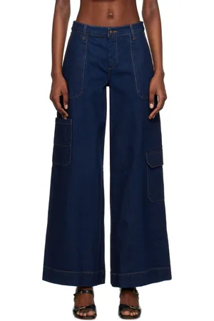 Bec & Bridge Blue Roxanne Ultra Wide Jeans